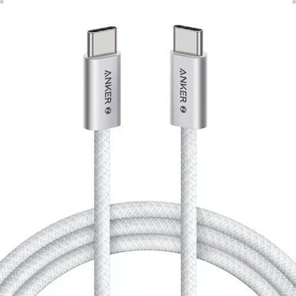 Câble de Données et de Charge USB-C - USB-C Anker Zolo, 240W, 1.8m, Blanc A8060H22