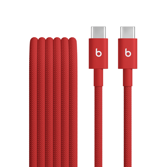 Câble de Données et de Charge USB-C - USB-C Beats, 1.5m, Rouge MDGF4ZM/A