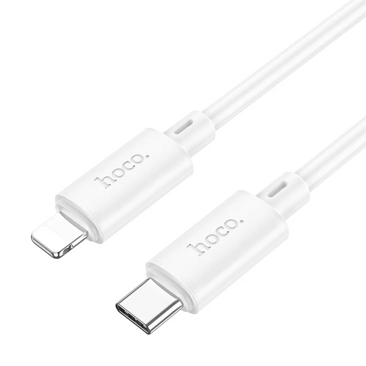 Câble de données et de charge USB-C - Lightning HOCO X88, 20W, 1m, Blanc