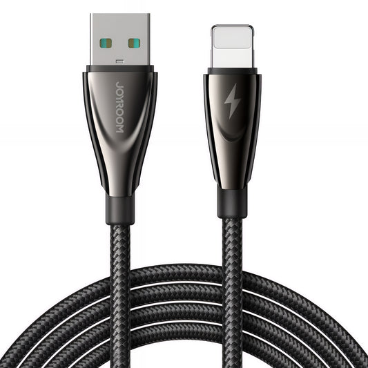 Câble de données et de charge USB-A - Lightning Joyroom SA31-AL3, 18W, 1,2m, Noir