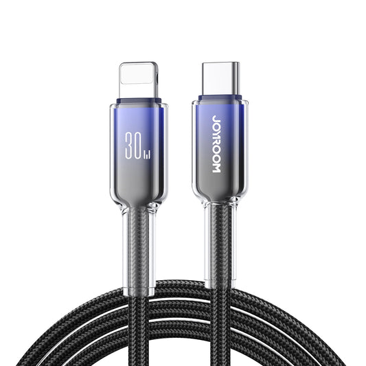 Câble de Données et de Charge USB-C - Lightning Joyroom S-A42, 30W, 1,2m, Noir