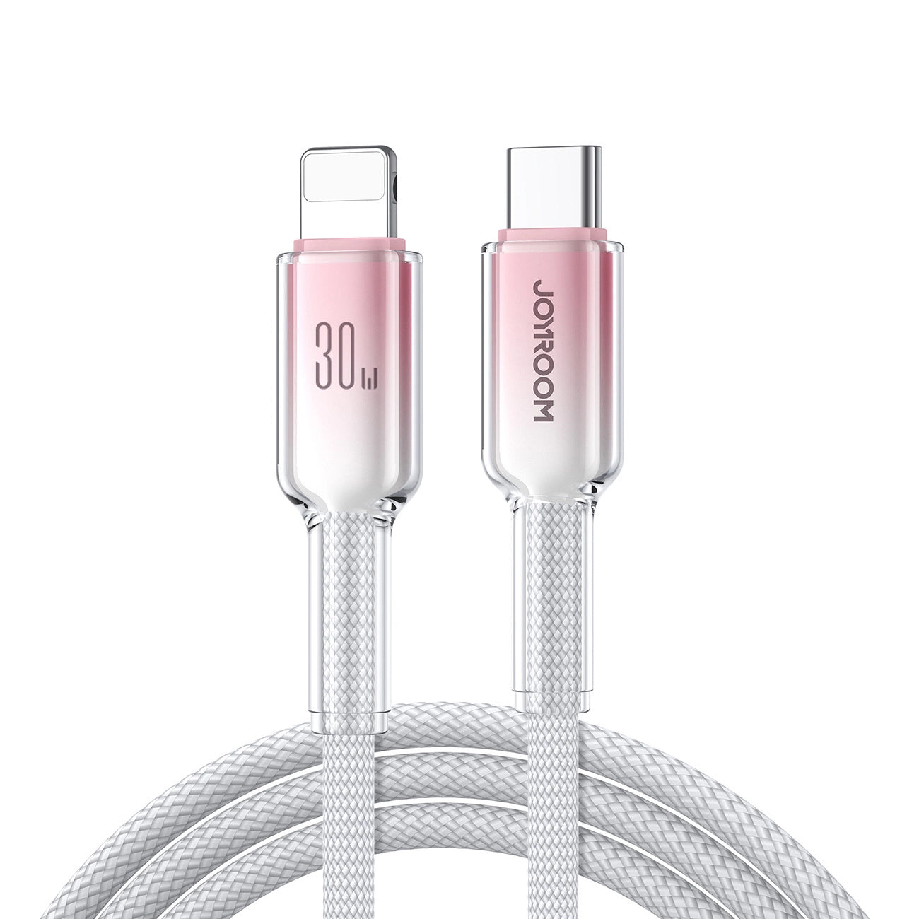 Câble de données et de charge USB-C - Lightning Joyroom S-A42, 30W, 1,2m, Blanc