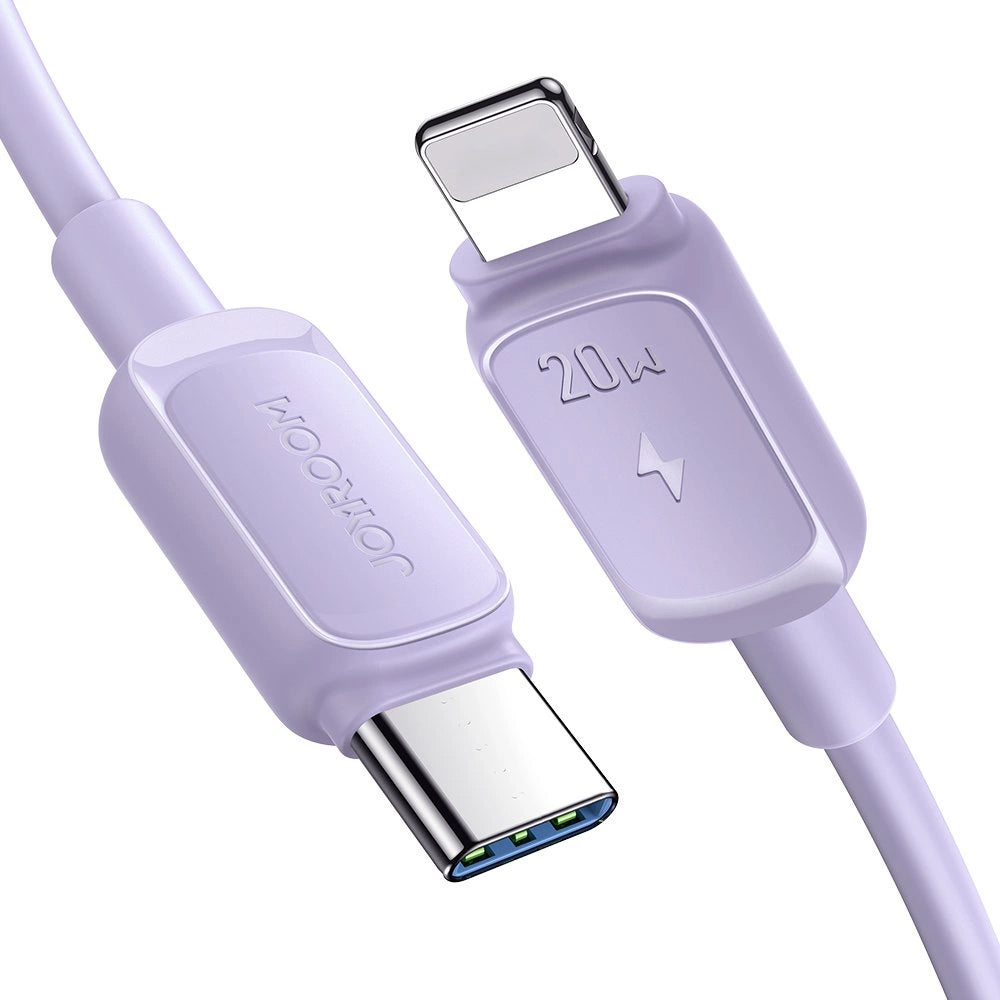 Câble de données et de charge USB-C - Lightning Joyroom S-A14, 20W, 1,2m, Violet
