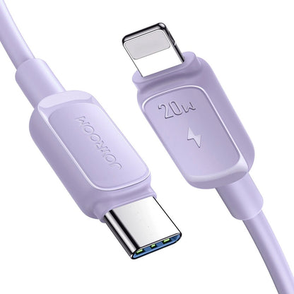 Câble de données et de charge USB-C - Lightning Joyroom S-A14, 20W, 1,2m, Violet