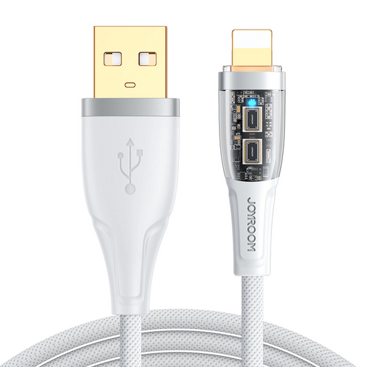 Câble de données et de charge USB-A - Lightning Joyroom S-UL012A3, 18W, 1,2m, Blanc