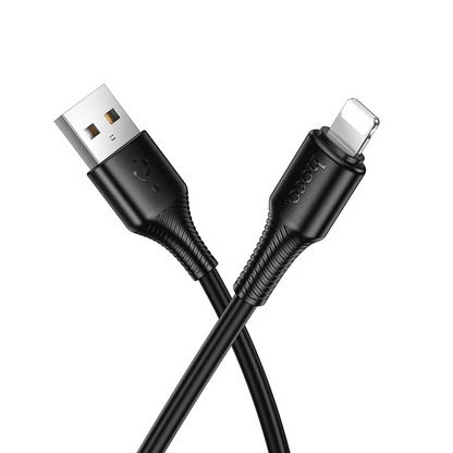 Câble de données et de charge USB-A - Lightning HOCO X120, 18W, 1m, Noir