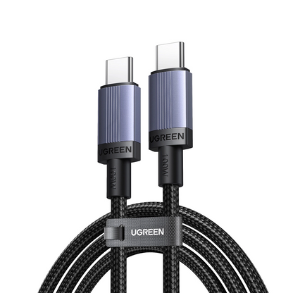 Câble de Données et de Charge USB-C - USB-C UGREEN, 100W, 2m, Noir
