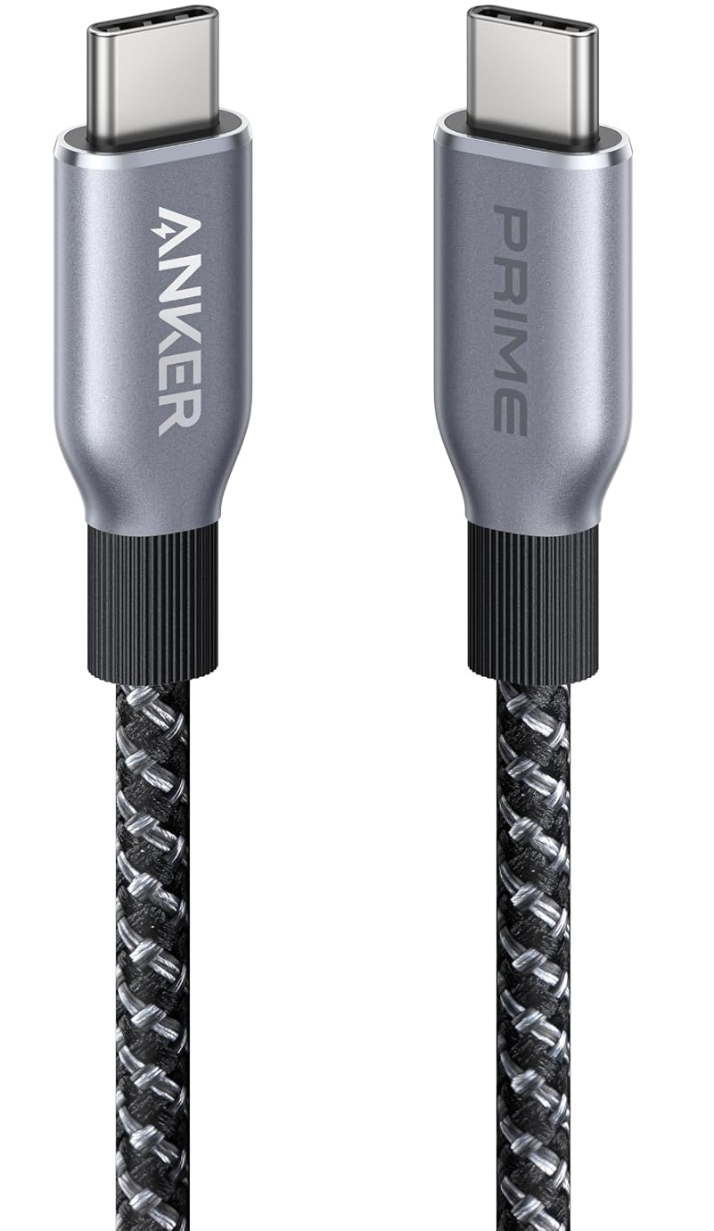 Câble de données et de charge USB-C - USB-C Anker Prime, 240 W, 0,9 m, noir A88E2011