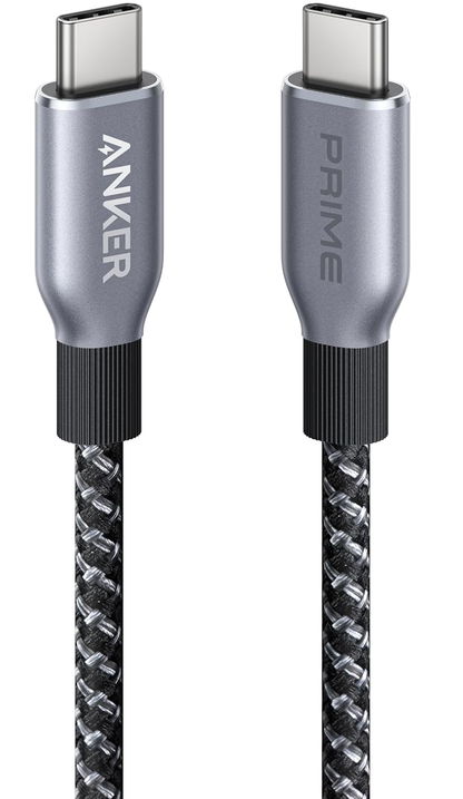 Câble de données et de charge USB-C - USB-C Anker Prime, 240 W, 0,9 m, noir A88E2011