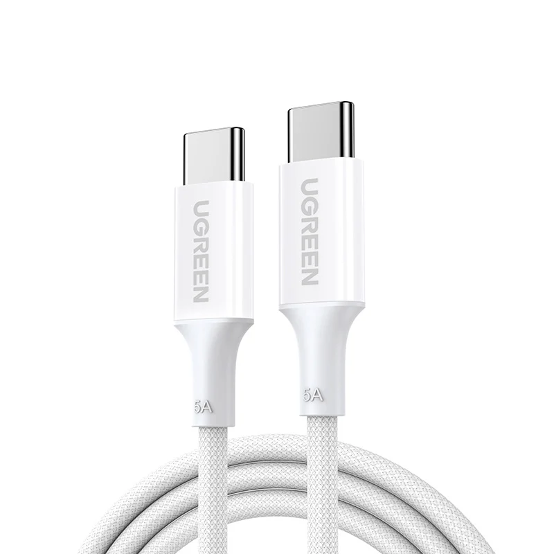 Câble de données et de charge USB-C - USB-C UGREEN L502 (35221), 100W, 2m, Blanc