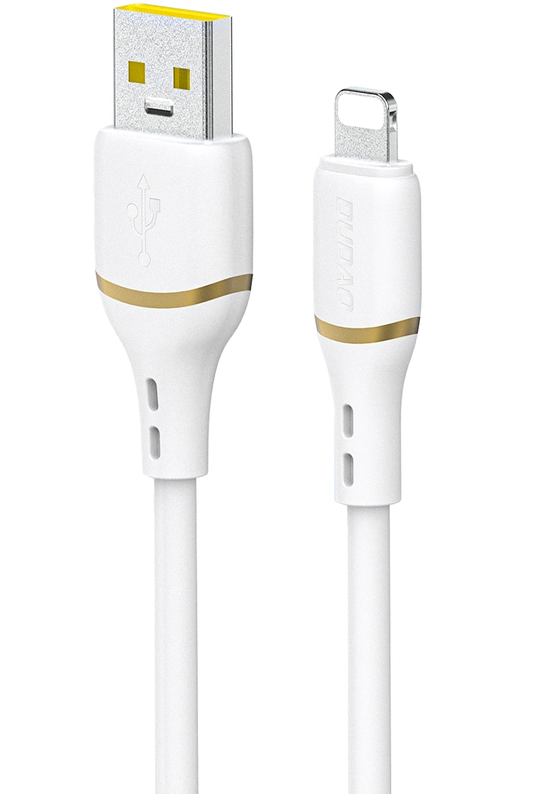 Câble de Données et de Charge USB-A - Lightning Dudao L25L, 30W, 1m, Blanc