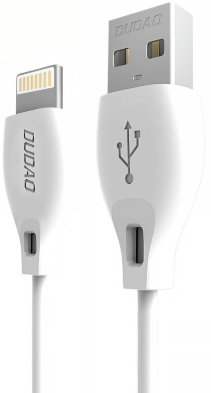 Câble de données et de charge USB-A - Lightning Dudao L4L, 18W, 1m, Blanc
