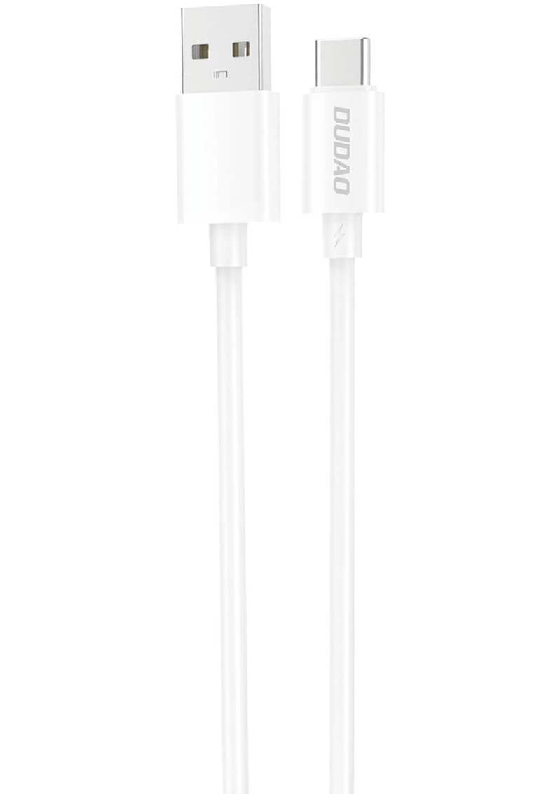 Câble de données et de charge USB-A - USB-C Dudao L4ST, 100W, 1m, Blanc