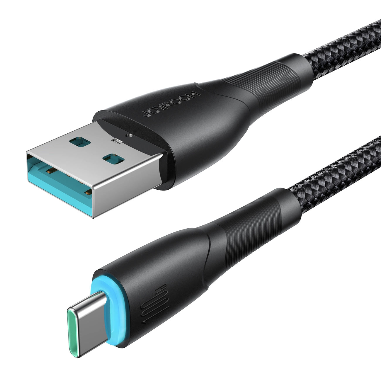 Câble de Données et de Charge USB-A - USB-C Joyroom S-A32, 100W, 1m, Noir