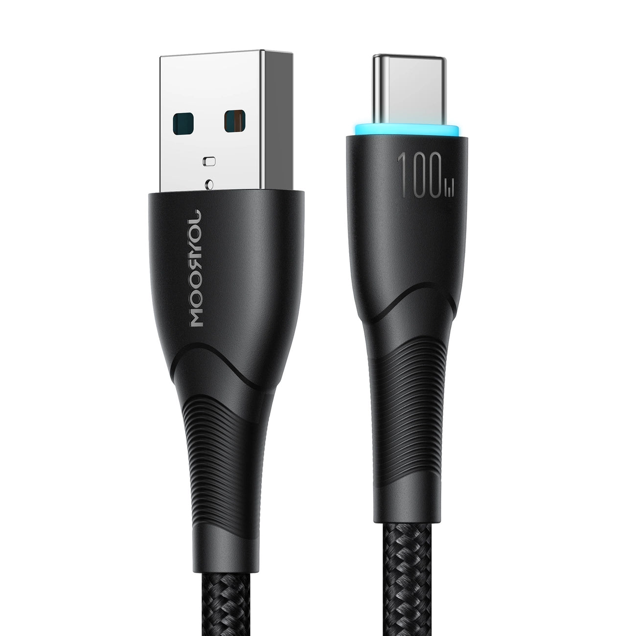 Câble de Données et de Charge USB-A - USB-C Joyroom S-A32, 100W, 1m, Noir