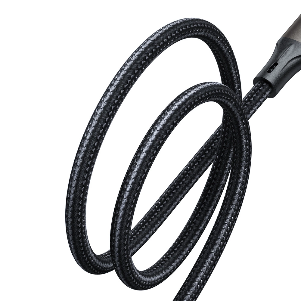 Câble de Données et de Charge USB-A - USB-C Joyroom S-A25 Light-Speed, 100W, 1.2m, Noir