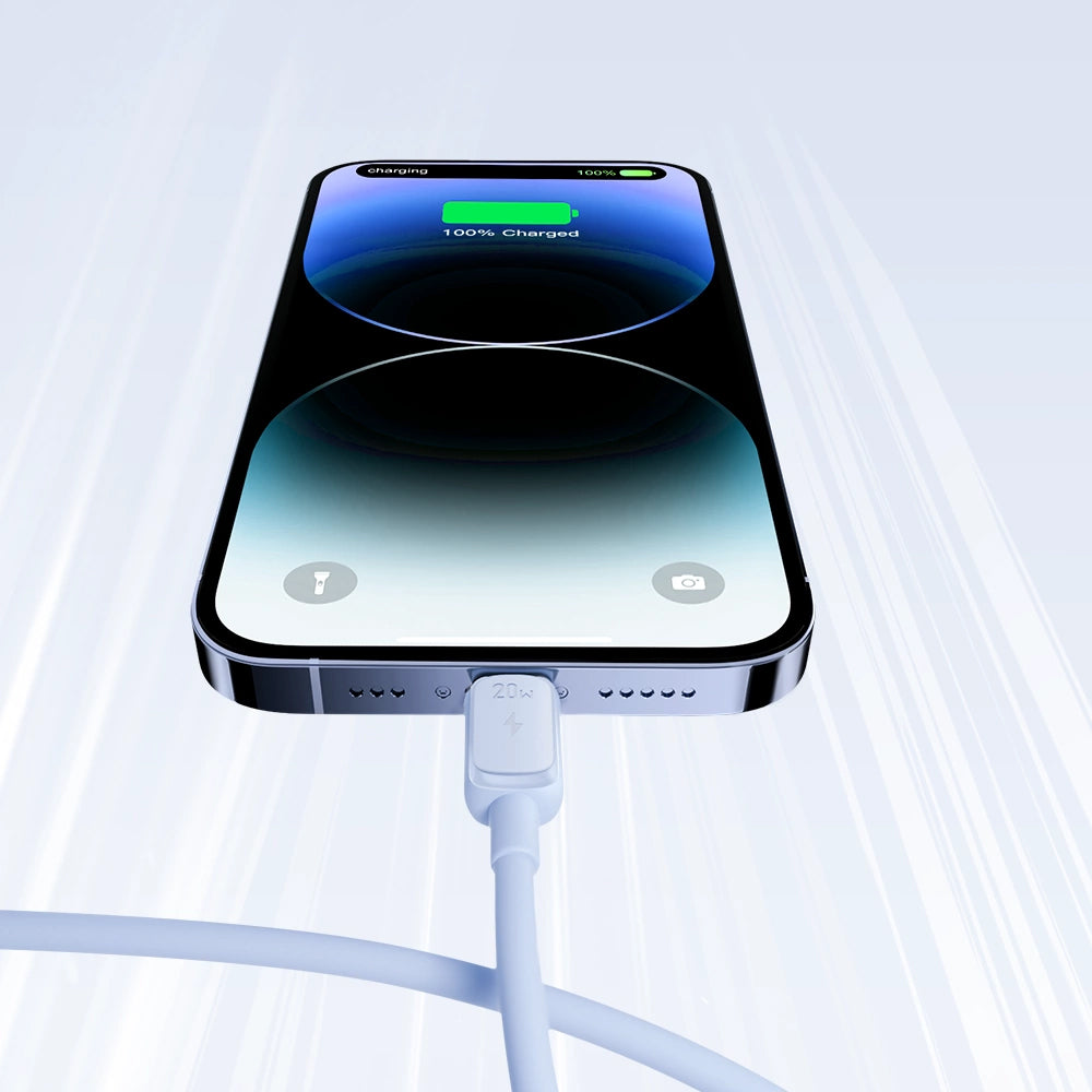 Câble de données et de charge USB-C - Lightning Joyroom S-A14, 20W, 1,2m, Bleu