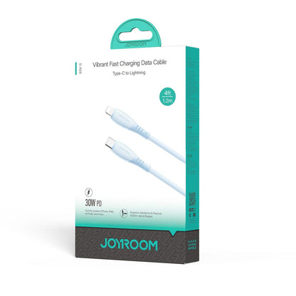 Câble de Données et de Charge USB-C - Lightning Joyroom S-A59 Vibrant, 30W, 1.2m, Bleu