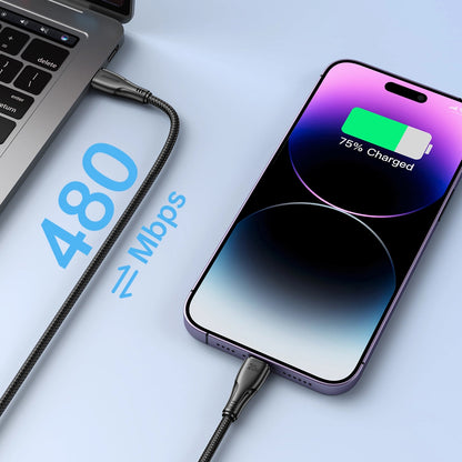Câble de Données et de Charge USB-C - Lightning Joyroom S-A11, 20W, 1.2m, Noir
