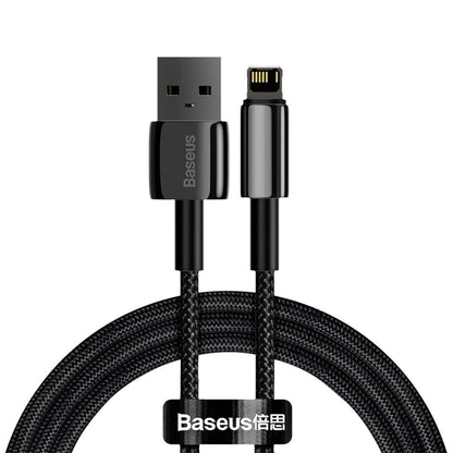 Câble de données et de charge USB-A - Lightning Baseus Tungsten Gold, 20W, 1m, Noir CALWJ-01 