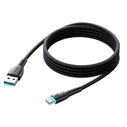 Câble de Données et de Charge USB-A - USB-C Joyroom S-A32, 100W, 1m, Noir
