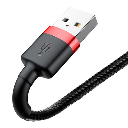 Câble de Données et de Charge USB-A - Lightning Baseus Cafule, 18W, 3m, Rouge CALKLF-R91