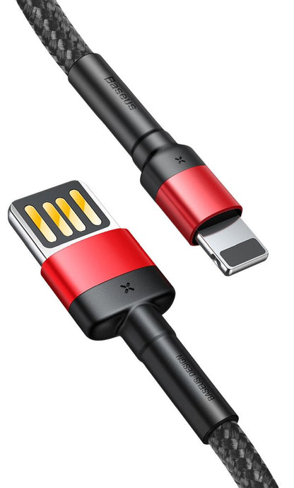 Câble de données et de chargement USB-A - Lightning Baseus Cafule, 18W, 1m, Rouge CALKLF-G91 