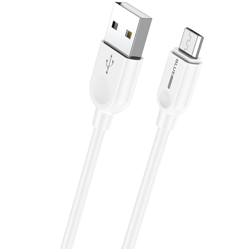 Câble de données et de charge USB-A vers microUSB BLUE Power BM2BX14 LinkJet, 18W, 2m, blanc