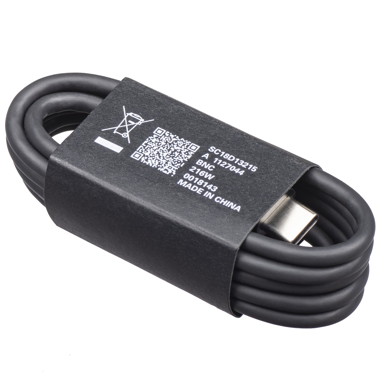 Câble de Données et de Charge USB-C - USB-C Motorola, 1m, Noir SC18D13215