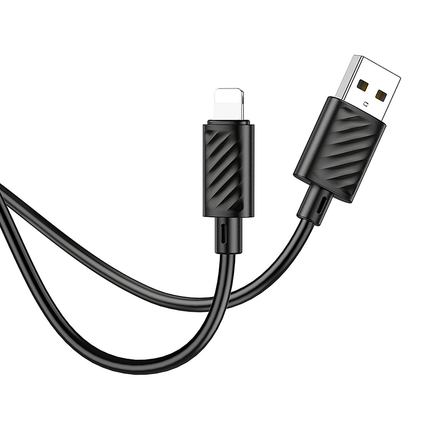 Câble de données et de chargement USB-A - Lightning HOCO X88, 18W, 1m, noir 