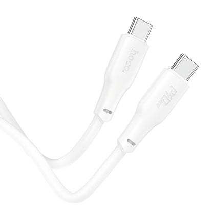 Câble de données et de charge USB-C - USB-C HOCO X93 USB-C, 240W, 1m, blanc