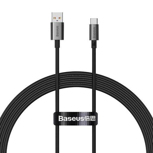 Câble de données et de charge USB-A - USB-C Baseus Superior Series, 100W, 1.5m, Noir P10320102114-01