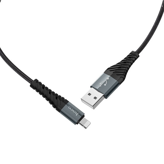 Câble de données et de chargement USB-A - Lightning HOCO X38 Cool, 18W, 1m, noir 