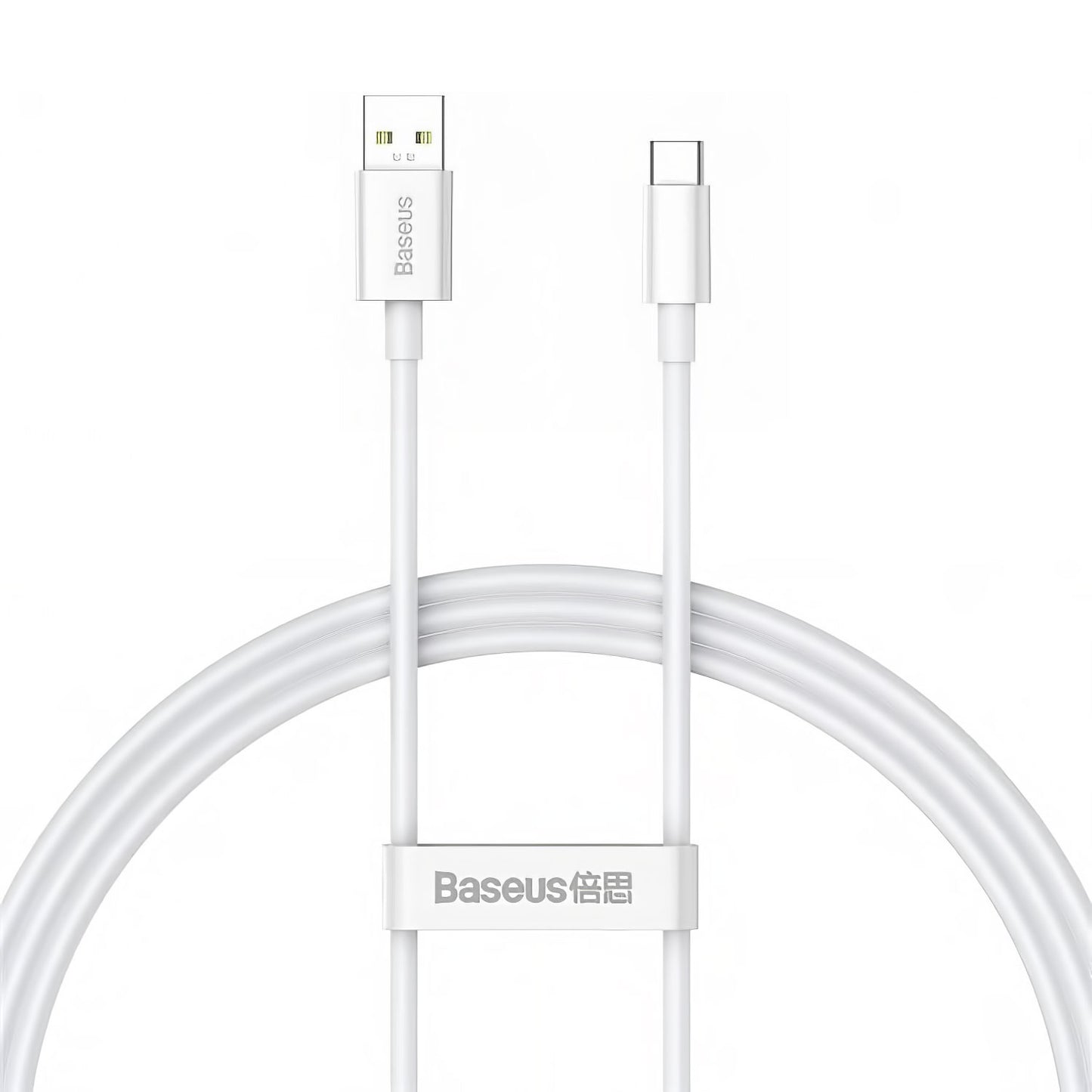 Câble de données et de charge USB-A - USB-C Baseus Superior Series, 65W, 1m, blanc CAYS000902 