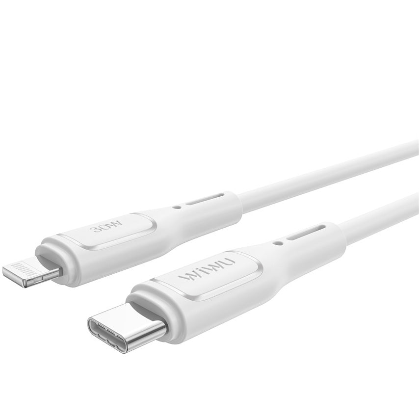 Câble de données et de charge USB-C - Lightning WiWu Wi-C043E Starlink, 30W, 1m, blanc 