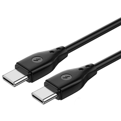 Câble de données et de charge USB-C - USB-C WiWu Wi-C002, 67W, 1m, noir 