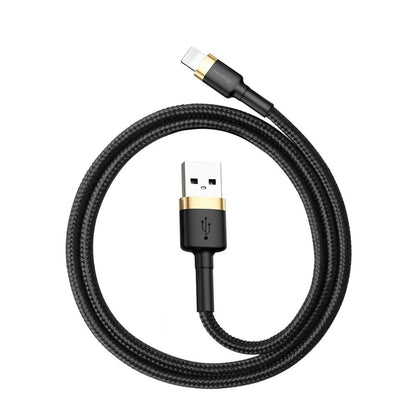 Câble de Données et de Charge USB-A - Lightning Baseus Cafule, 18W, 1m, Doré