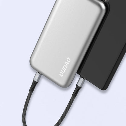 Câble de Données et de Charge USB-C - USB-C Dudao L10C, 100W, 0.23m, Noir