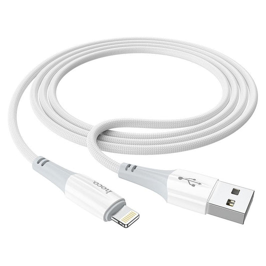 Câble de Données et de Charge USB-A - Lightning HOCO X70, 18W, 1m, Blanc