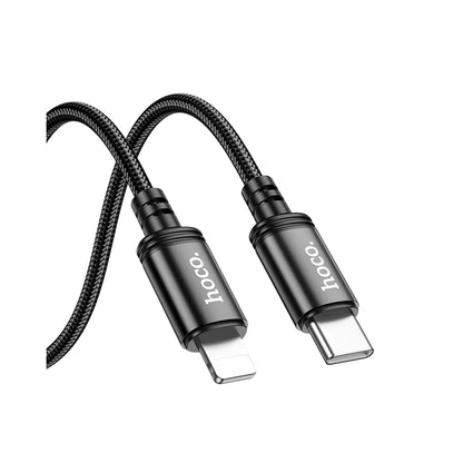 Câble de Données et de Charge USB-C - Lightning HOCO X89, 27W, 2m, Noir