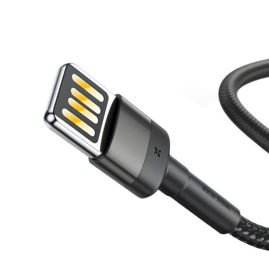 Câble de Données et de Charge USB-A - Lightning Baseus Cafule Special Edition, 18W, 1m, Gris CALKLF-GG1