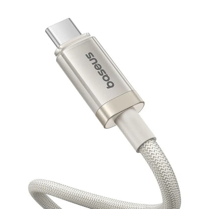 Câble de Données et de Charge USB-C - USB-C Baseus Titanium, 100W, 1m, Argenté P10378100G21-00