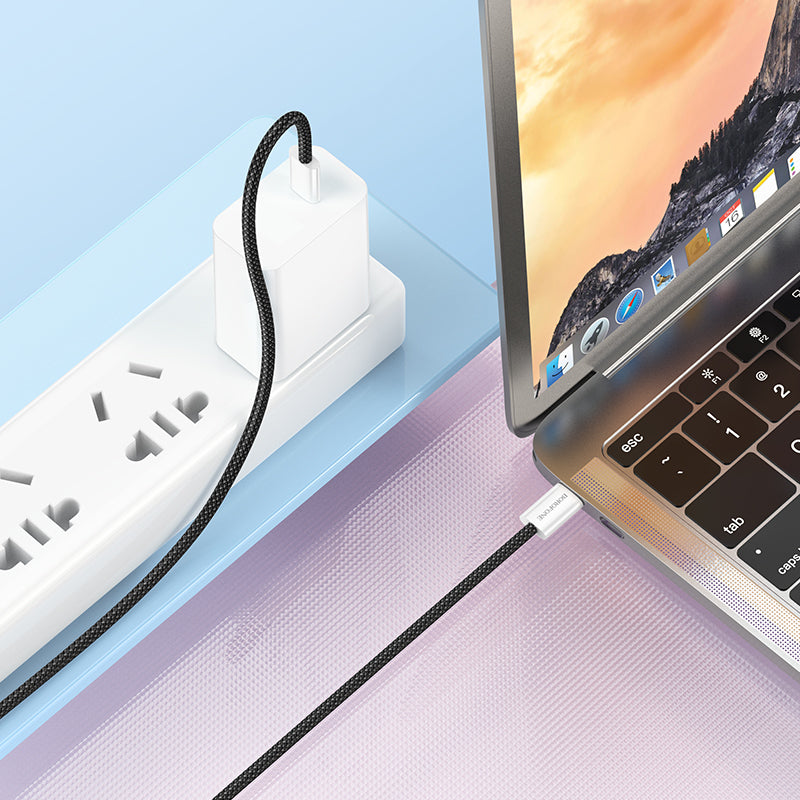 Câble de Données et de Charge USB-C - USB-C Borofone BX103 Original, 60W, 1m, Noir