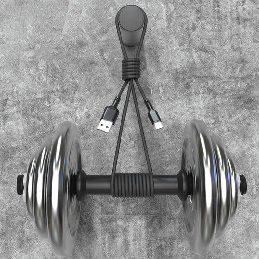 Câble de Données et de Charge USB-A - USB-C Dudao L9T, 100W, 1m, Noir