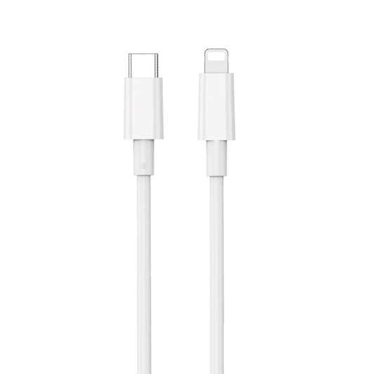 Câble de Données et de Charge USB-C - Lightning WiWu Wi-C008, 30W, 1.2m, Blanc