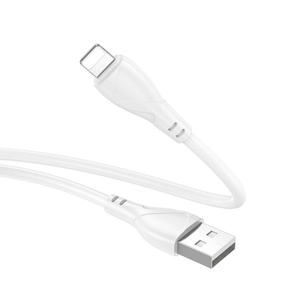 Câble de Données et de Charge USB-A - Lightning Borofone BX121 Energy, 18W, 1m, Blanc