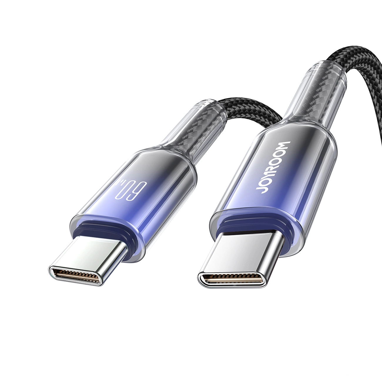 USB-C Data and Charging Cable - USB-C Joyroom S-A42, 60W, 1.2m, Black