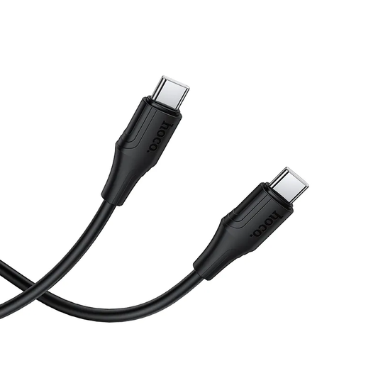 USB-C Data and Charging Cable - USB-C HOCO X124, 60W, 1m, Black
