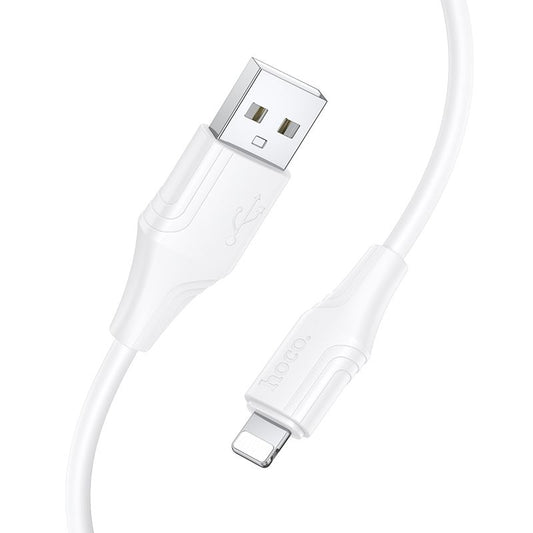 Câble de Données et de Charge USB-A - Lightning HOCO X124, 18W, 1m, Blanc