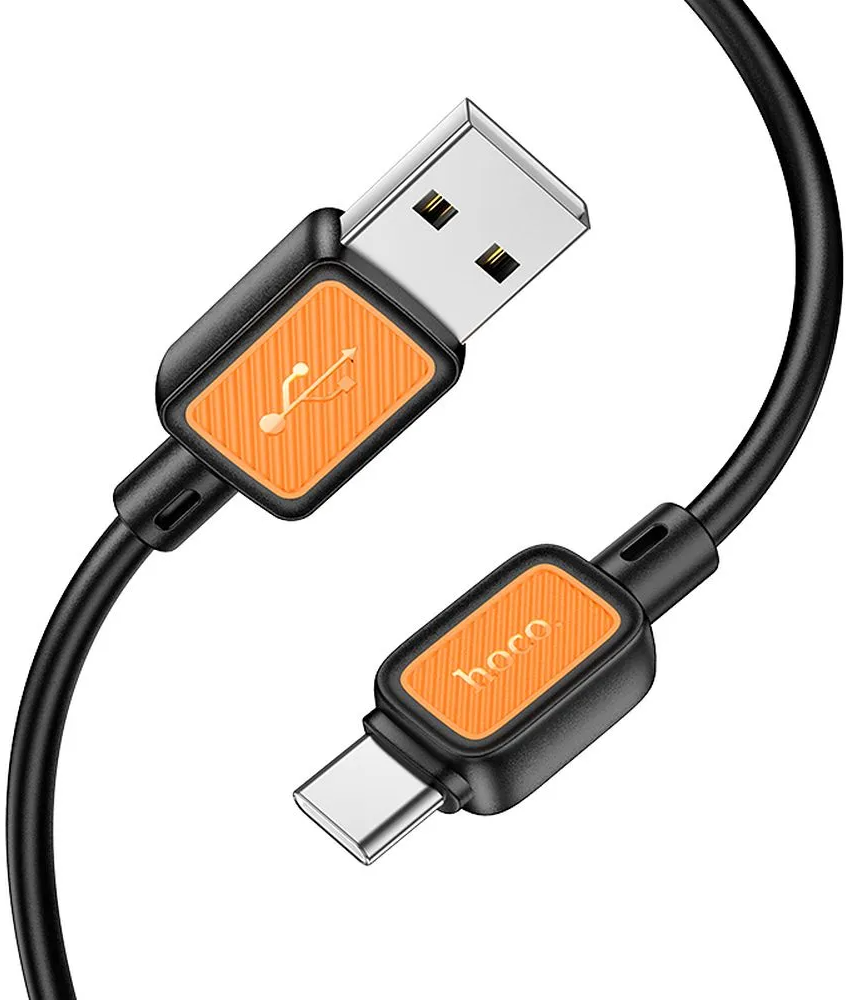 Câble de Données et de Charge USB-A - USB-C HOCO X108, 18W, 1m, Noir